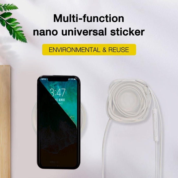 Bakeey Universal Magic Nano Stickers - Car Phone Holder, Smart Phone Paste, Rubber Pad, Wall Kitchen Gel Paste Stickers - Ideal for Home or Vehicle Use - Shopsta EU