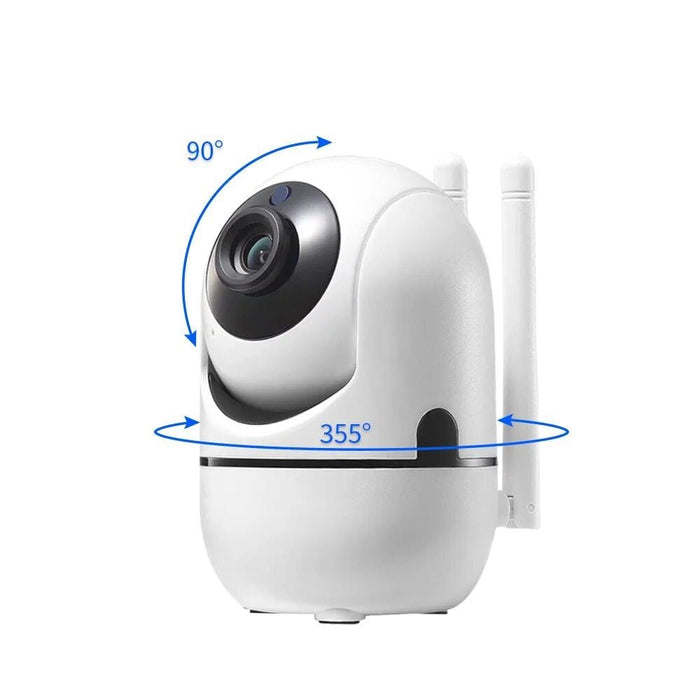 GUUDGO 1080P 2MP Dual Antenna - Two-Way Audio Security IP Camera with Night Vision & Motion Detection - Ideal for Home and Office Surveillance - Shopsta EU