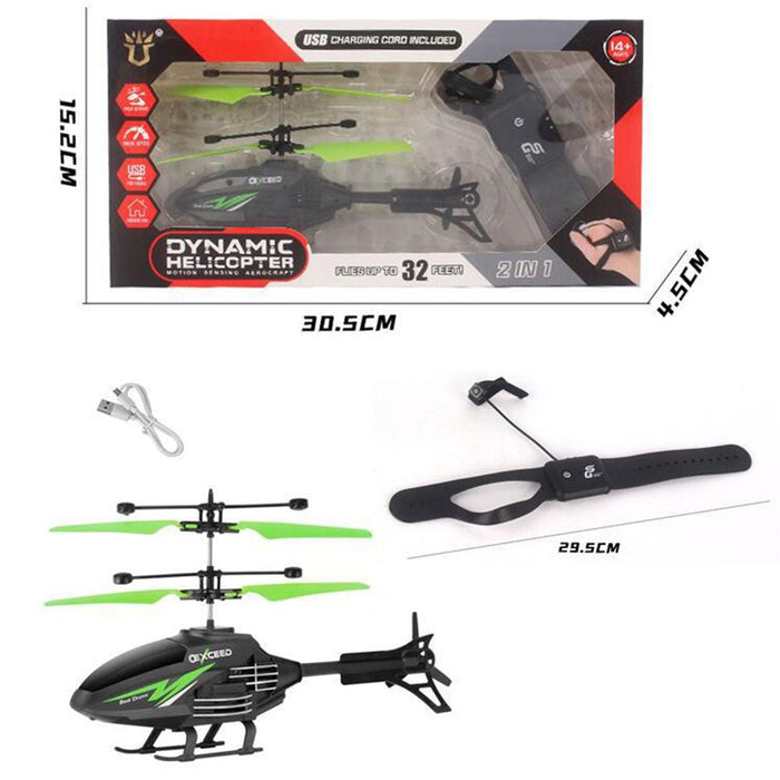 LH 1804 - 2CH Induction Suspended Smart Interactive RC Helicopter RTF - Perfect for Kids & RC Enthusiasts - Shopsta EU